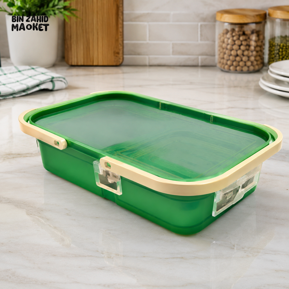 DANNY HOME AIRTIGHT RECTANGULAR LOCKING FOOD STORAGE CONTAINER WITH SNAP LID - ZYB283