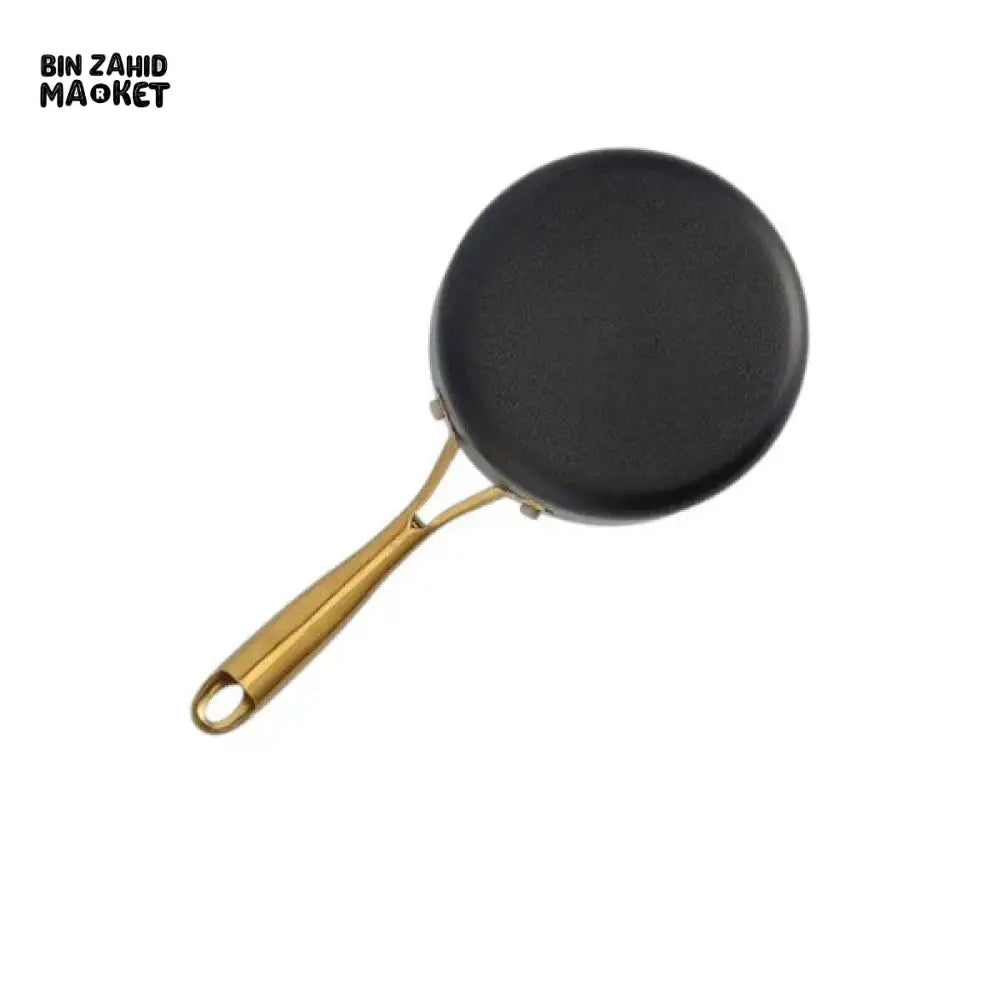 DANNY HOME ALUMINUM NON STICK FRYING PAN WITH GOLD HANDLE – PREMIUM KITCHEN COOKWARE 24CM FP002