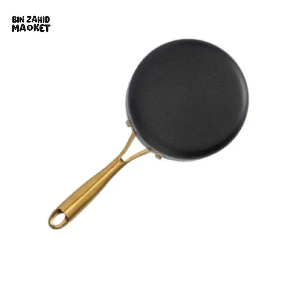 DANNY HOME ALUMINUM NON STICK FRYING PAN WITH GOLD HANDLE – PREMIUM KITCHEN COOKWARE 26CM FP002