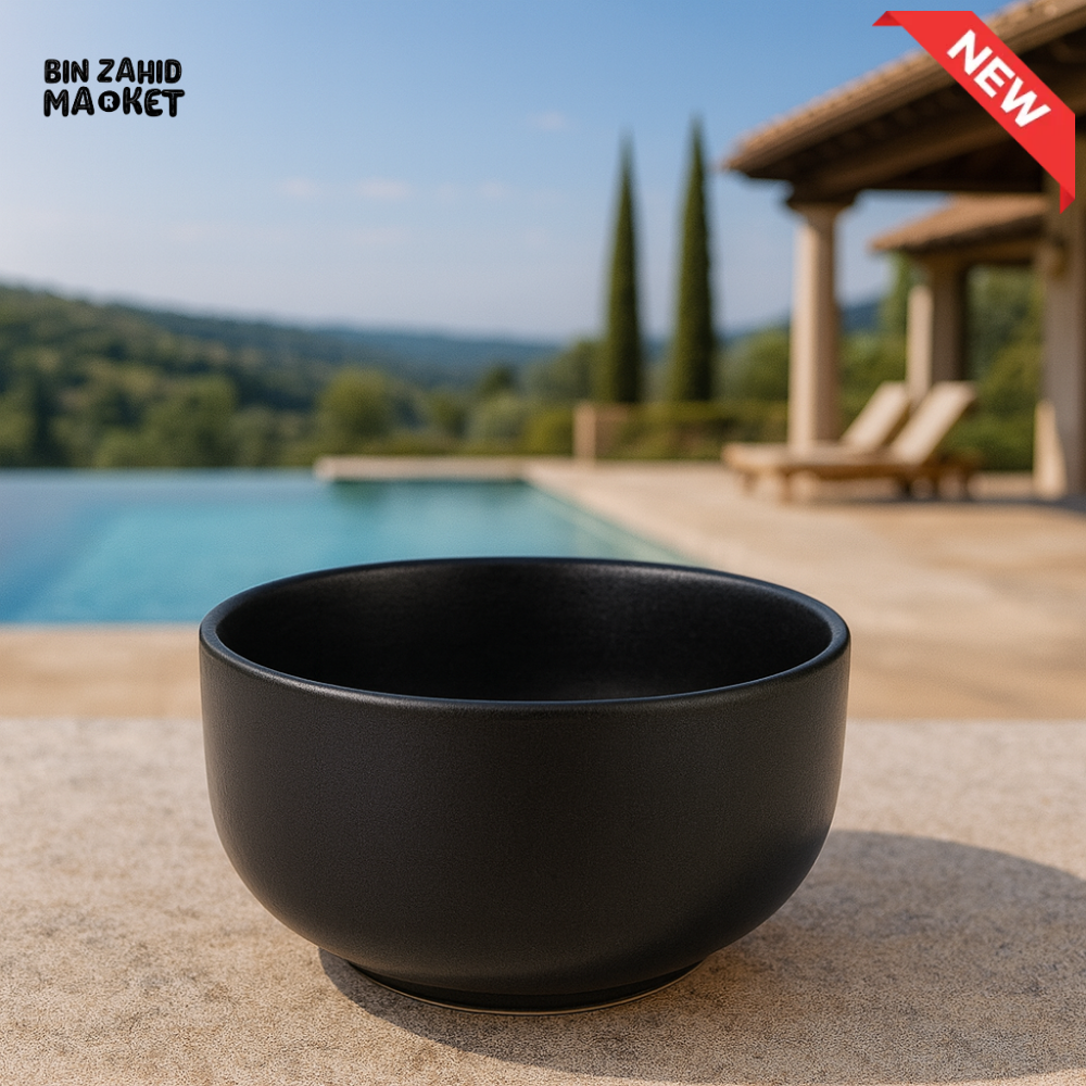 DANNY HOME BLACK CERAMIC BOWL T29 04