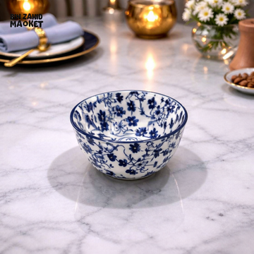 DANNY HOME BLUE CHINTZ CERAMIC MINI BOWL 8.75 INCHES - Bowls