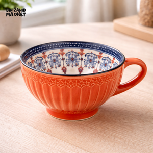 BOHEMIAN CERAMIC TEA CUP 355ML - DHMUG-18F