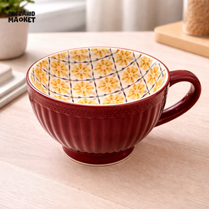 BOHEMIAN CERAMIC TEA CUP 355ML - DHMUG-E-21