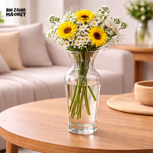 DANNY HOME CLEAR GLASS FLOWER VASE - SMALL CB-48
