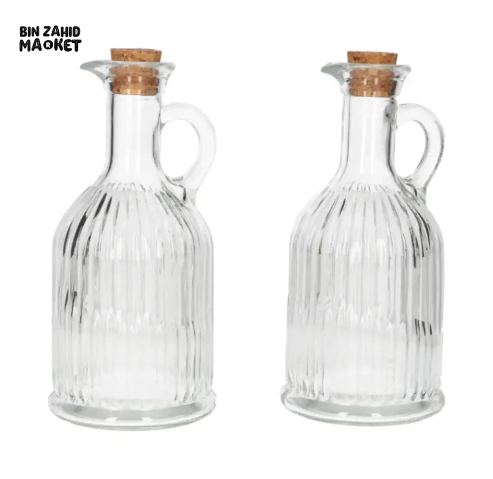 DANNY HOME GLASS OIL & VINEGAR DISPENSER SET 2-PIECE - Condiment Sets