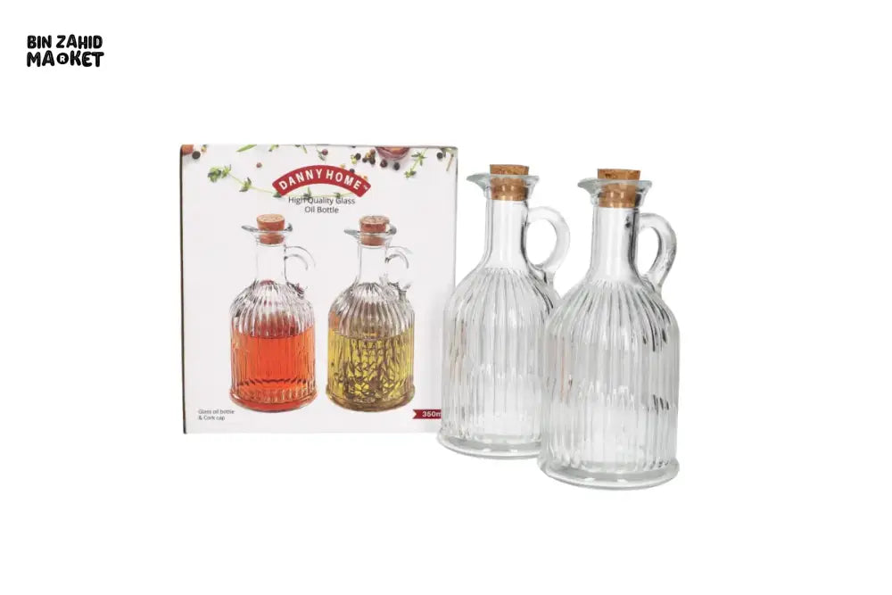 DANNY HOME GLASS OIL & VINEGAR DISPENSER SET 2-PIECE - Condiment Sets