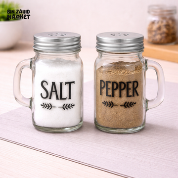 DANNY HOME GLASS SALT & PEPPER SHAKER SET -1900-11A