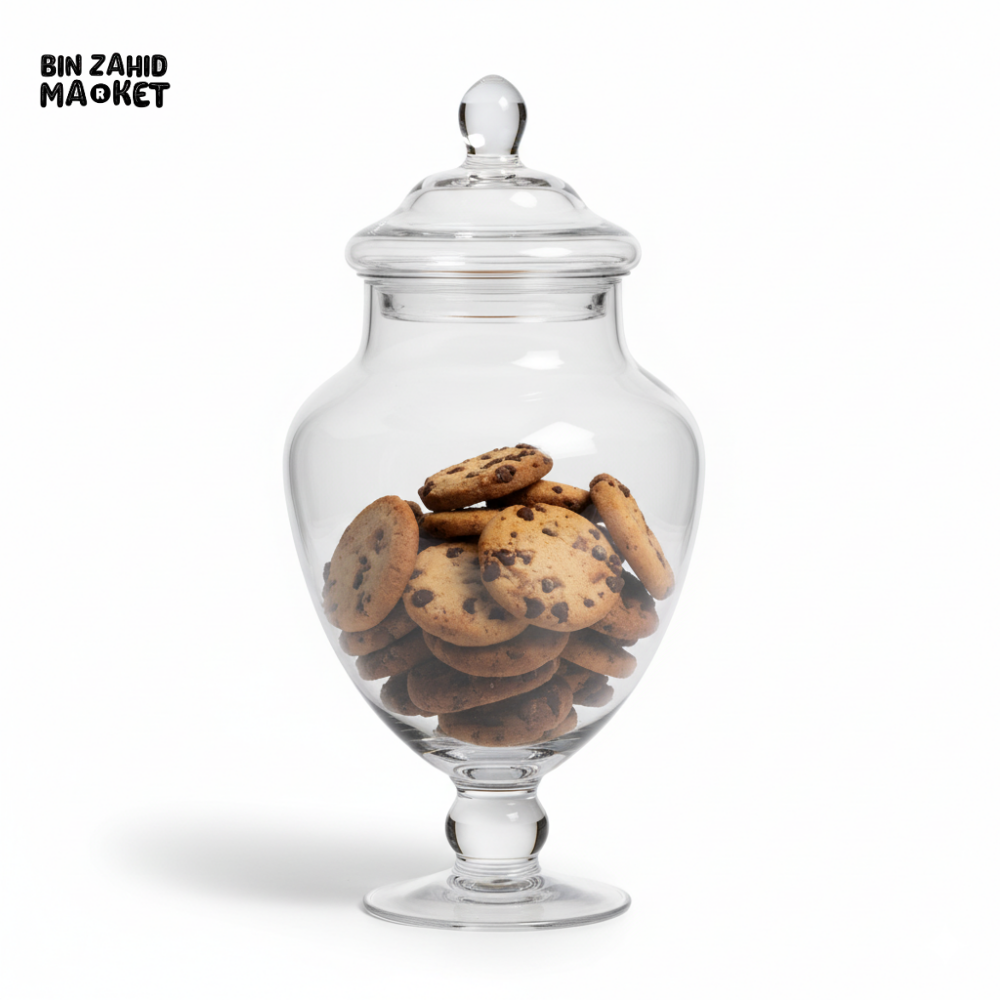DANNY HOME GLASS STORAGE JAR 9.6X23.6X15.8CM – CB-52 Danny Home Jars