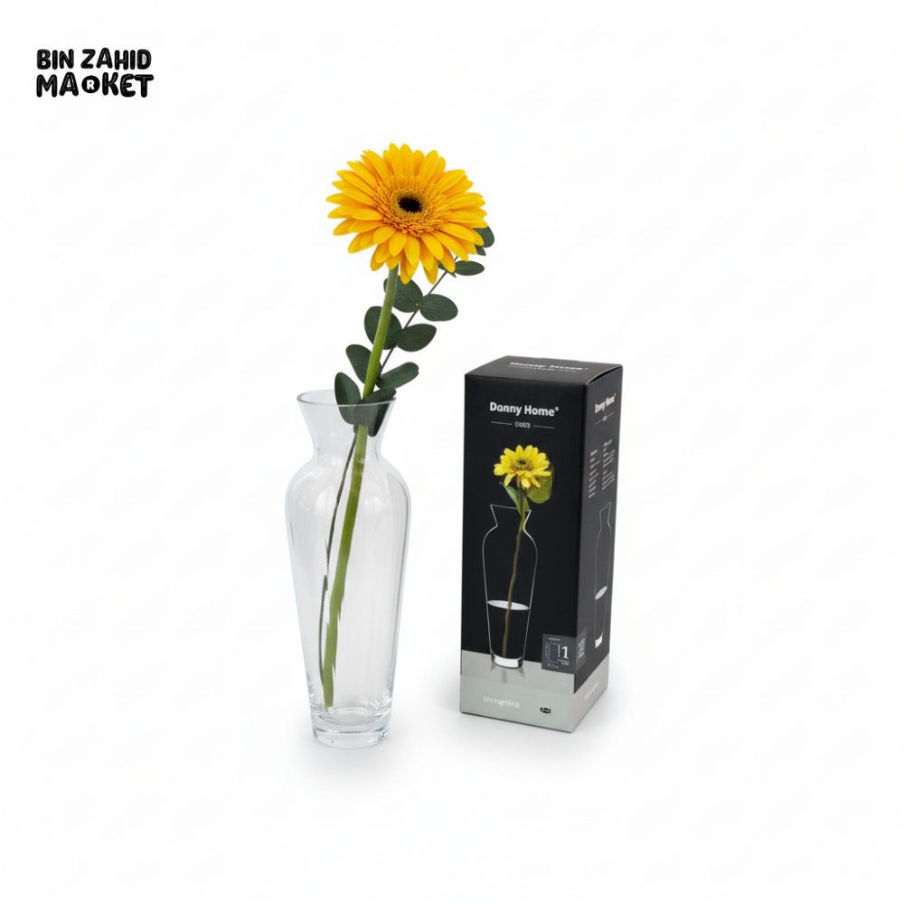 DANNY HOME GLASS VASE 5X25.1CM – CB-48 Danny Home Vases