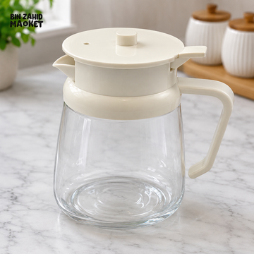 DANNY HOME GLASS WATER PITCHER WITH LID AND HANDLE