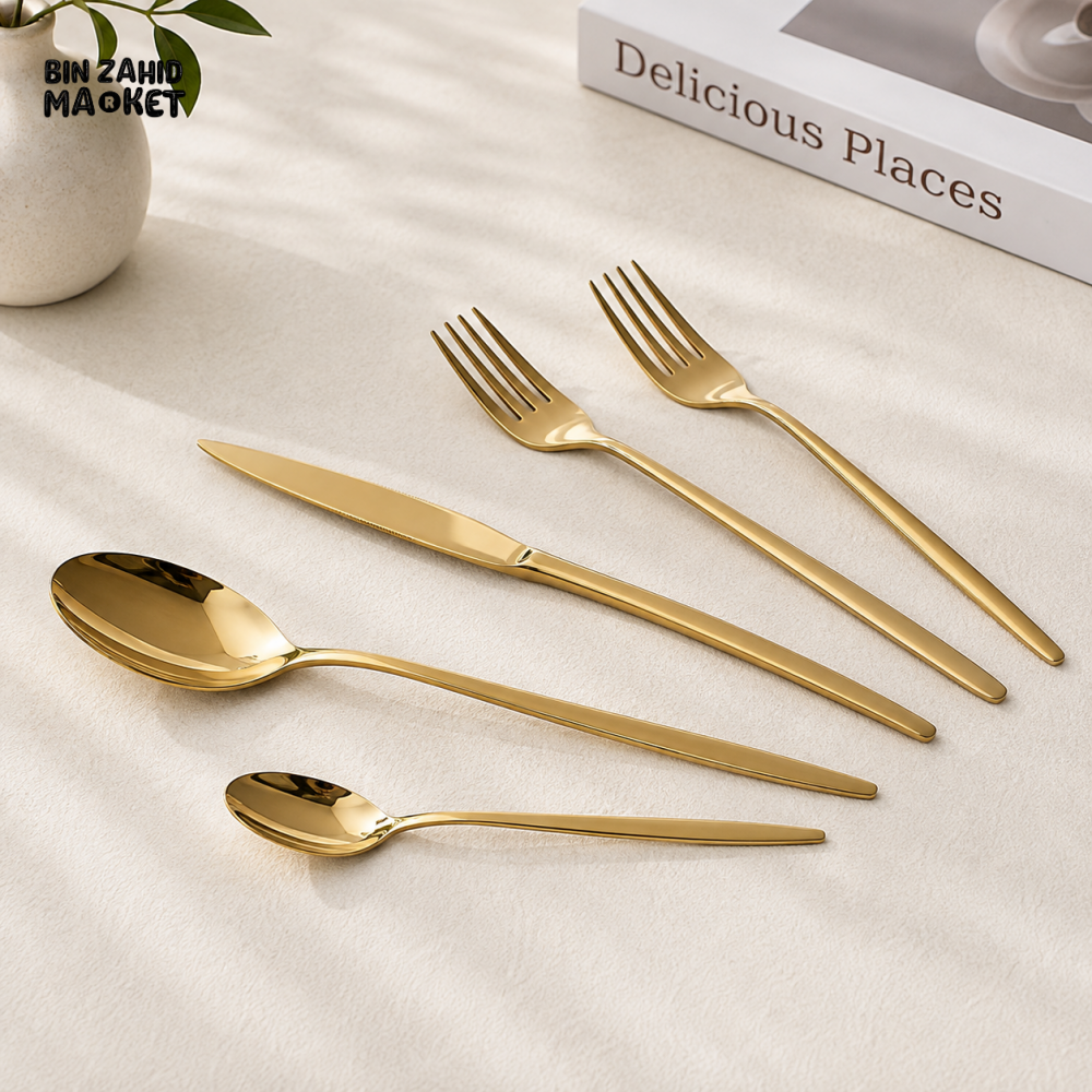 DANNY HOME GOLD FINISH 30-PIECE CUTLERY SET