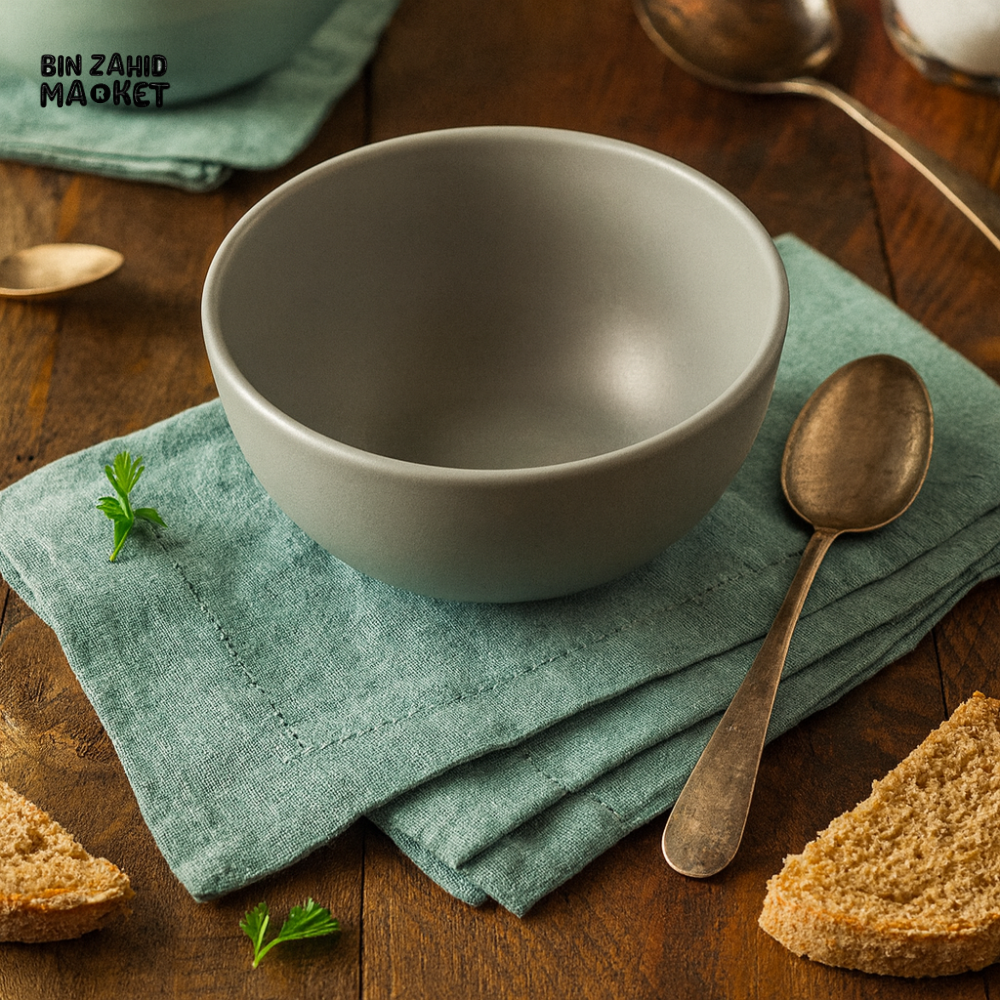 DANNY HOME GREY CERAMIC BOWL - C40-4