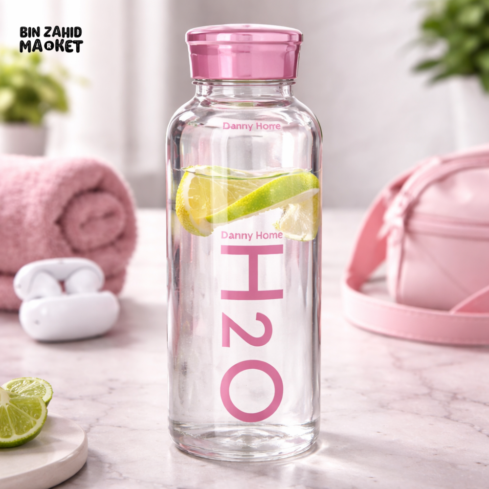 DANNY HOME H2O GLASS WATER BOTTLE 750ML - YDB03-05
