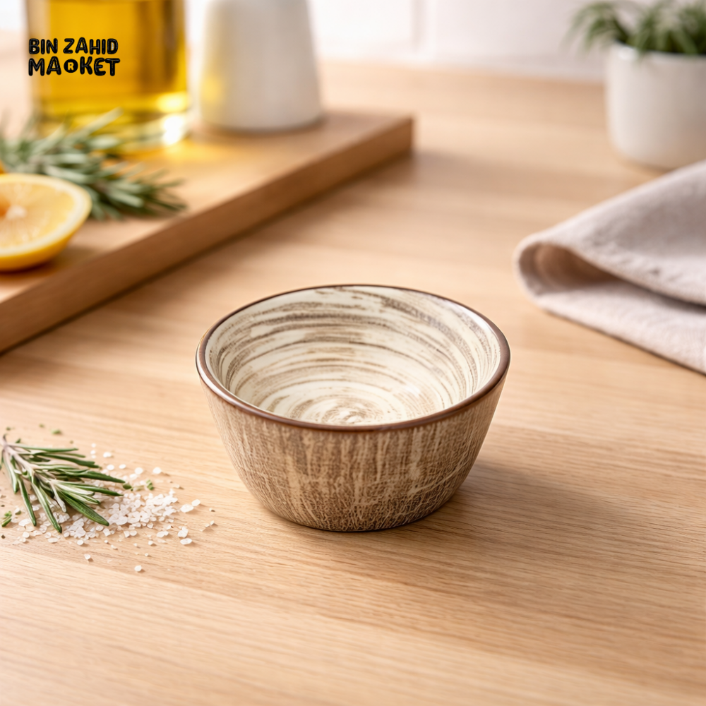 HANDMADE CERAMIC PINCH BOWL MINI CONDIMENT SAUCE DISH