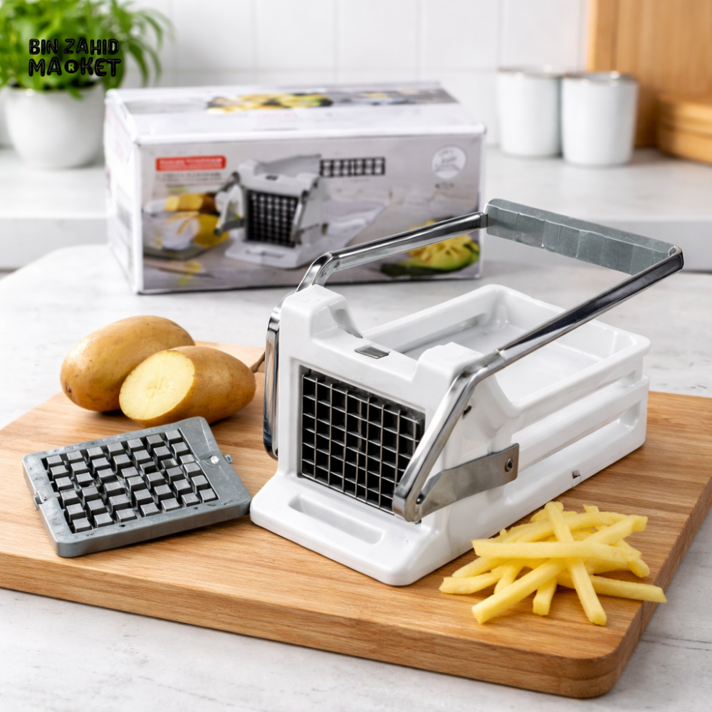 DANNY HOME HEAVY DUTY MANUAL FRENCH FRIES CUTTER POTATO SLICER WITH STAINLESS STEEL BLADES MULTI FUNCTION VEGETABLE