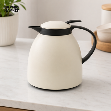 DANNY HOME INSULATED THERMAL BEVERAGE CARAFE WITH HANDLE AND LID - 1 LITERS