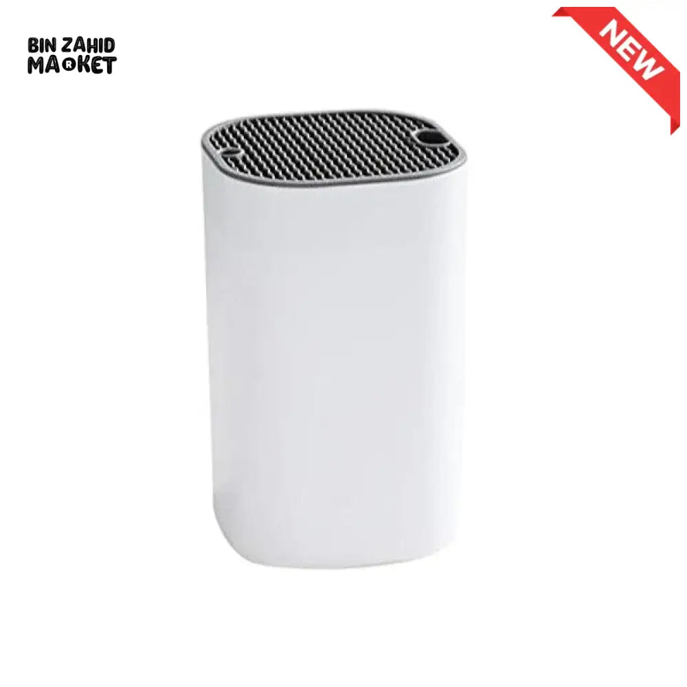 DANNY HOME KITCHEN KNIFE HOLDER – MODERN COUNTERTOP STORAGE BLOCK WHITE DH2411