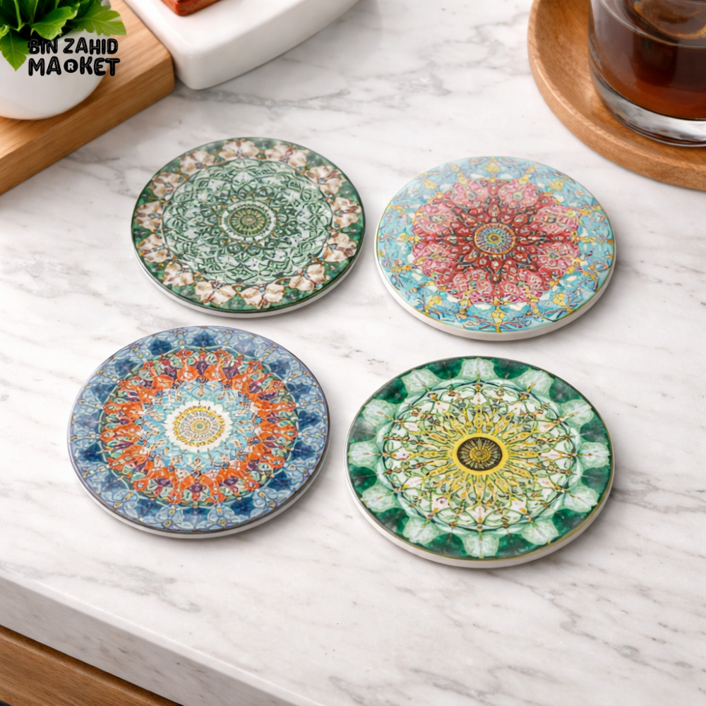 DANNY HOME MANDALA DESIGN CERAMIC COASTER -2019-4