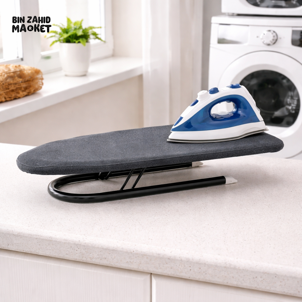 DANNY HOME MINI TABLETOP IRONING BOARD FOLDABLE PORTABLE COMPACT LAUNDRY IRON BOARD 590X300X100MM IB-01