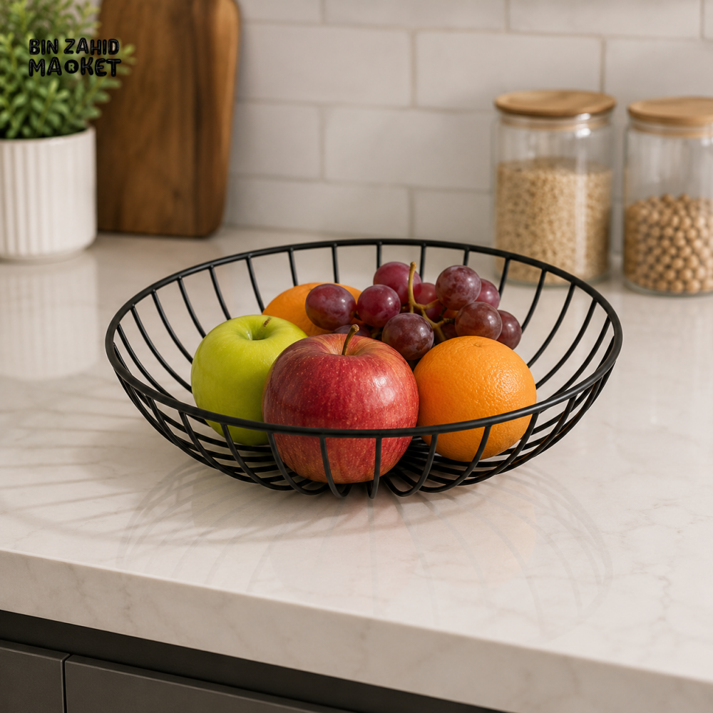 DANNY HOME MODERN METAL WIRE FRUIT BASKET – BOWL STYLE – ZYB040
