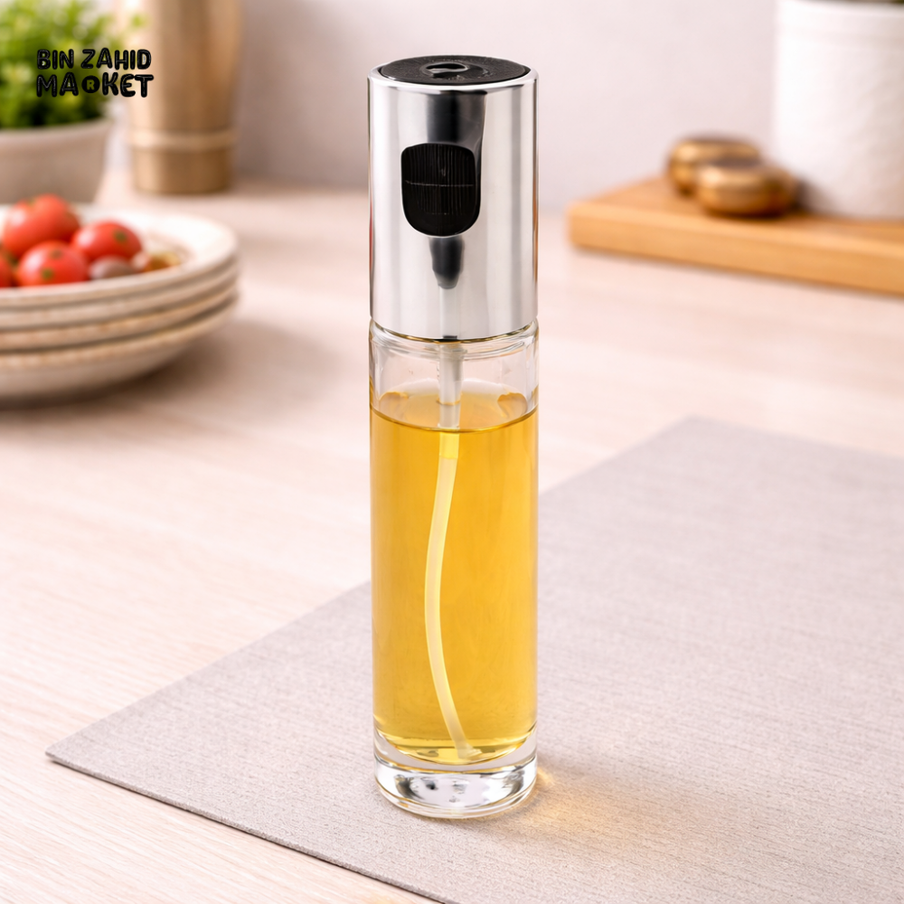 DANNY HOME OIL SPRAYER BOTTLE – PREMIUM GLASS OLIVE OIL SPRAY DISPENSER FOR COOKING BBQ & KITCHEN USE - Barbecue Tools