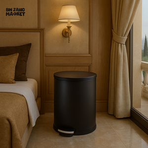 DANNY HOME PEDAL BIN 6 LITRE – LUXURY VILLA ROOM BLACK LJT11 6 3