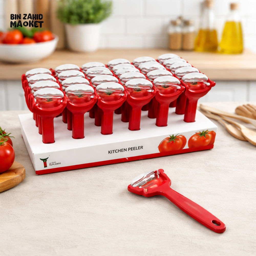 DANNY HOME PLASTIC & STAINLESS STEEL VEGETABLE PEELER – ERGONOMIC MULTI-FUNCTION KITCHEN TOOL 14CM (DH4320-2)