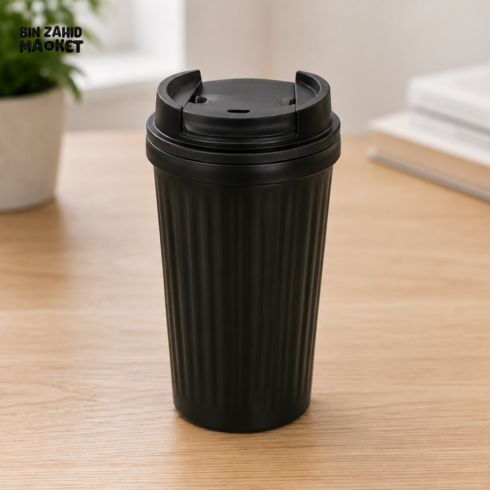 DANNY HOME PORTABLE TRAVEL COFFEE TUMBLER WITH LID - 400 ML