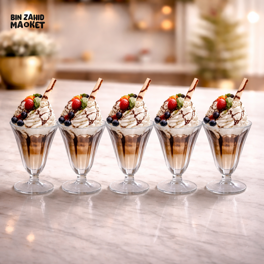 DANNY HOME PREMIUM GLASS DESSERT CUPS SET 6-PIECE - Bowls