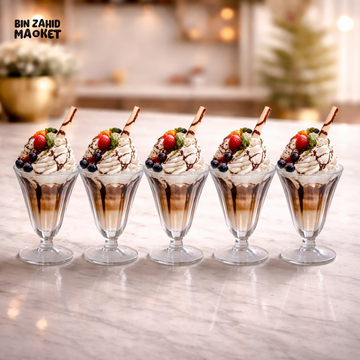 DANNY HOME PREMIUM GLASS DESSERT CUPS SET 6-PIECE - Bowls
