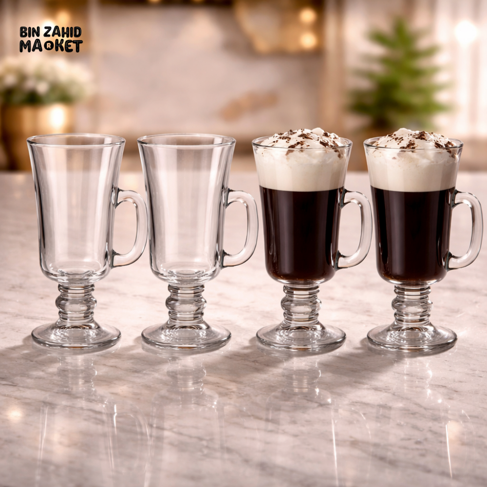 DANNY HOME PREMIUM IRISH COFFEE GLASS SET 4 PIECES - 1988-122