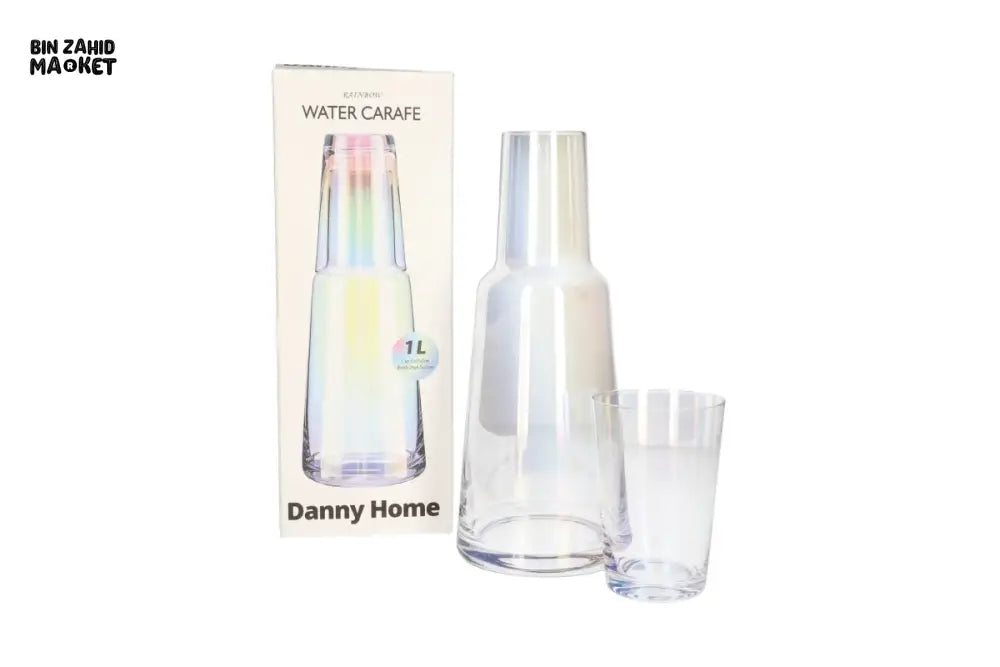 DANNY HOME RAINBOW GLASS WATER CARAFE SET 1LITRE -CB13-23