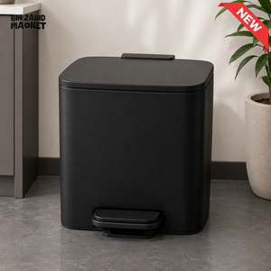 DANNY HOME RECTANGULAR STAINLESS STEEL PEDAL DUSTBIN WITH LID - 8 L