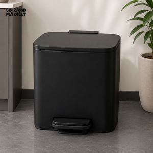 DANNY HOME RECTANGULAR STAINLESS STEEL PEDAL DUSTBIN WITH LID - 8 L