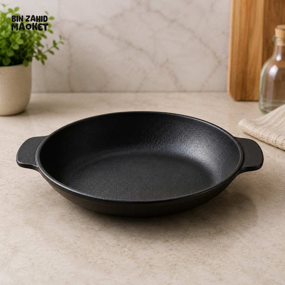 DANNY HOME ROUND DOUBLE HANDLE FRYING PAN - 7 INCHES