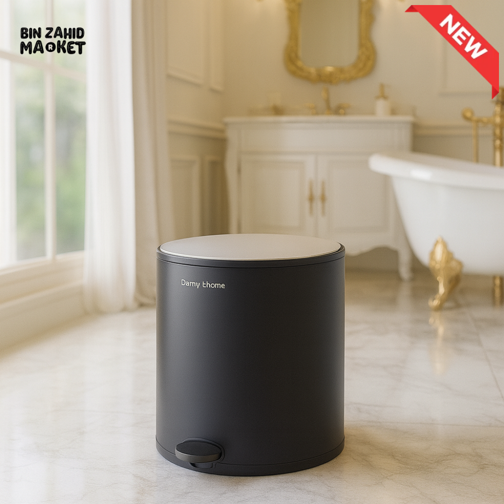 DANNY HOME ROUND PEDAL BIN 10 LITRE BLACK LJT09 10 1