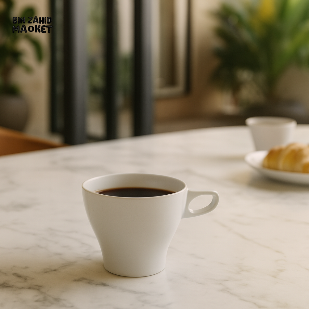 DANNY HOME WHITE CERAMIC COFFEE CUP WM 01