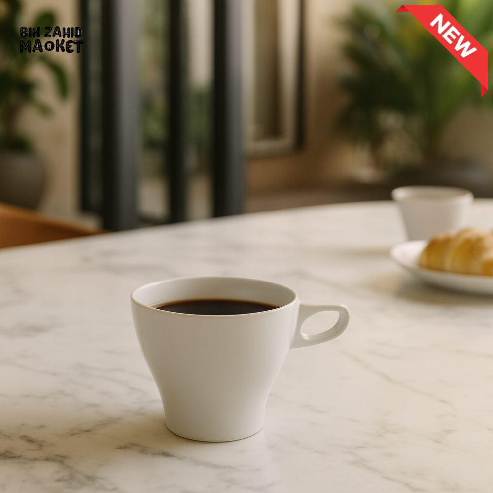 DANNY HOME WHITE CERAMIC COFFEE CUP WM 01