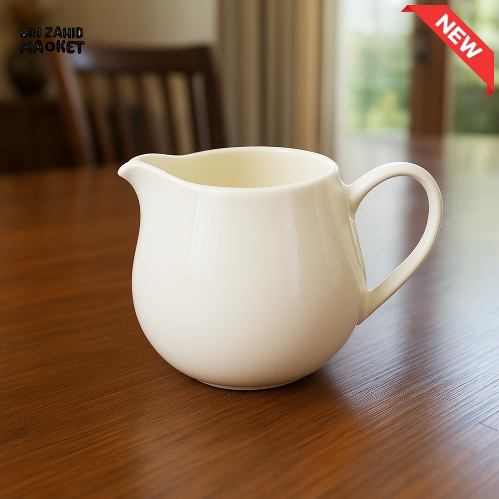 DANNY HOME WHITE CERAMIC CREAMER 330ML BW20 20