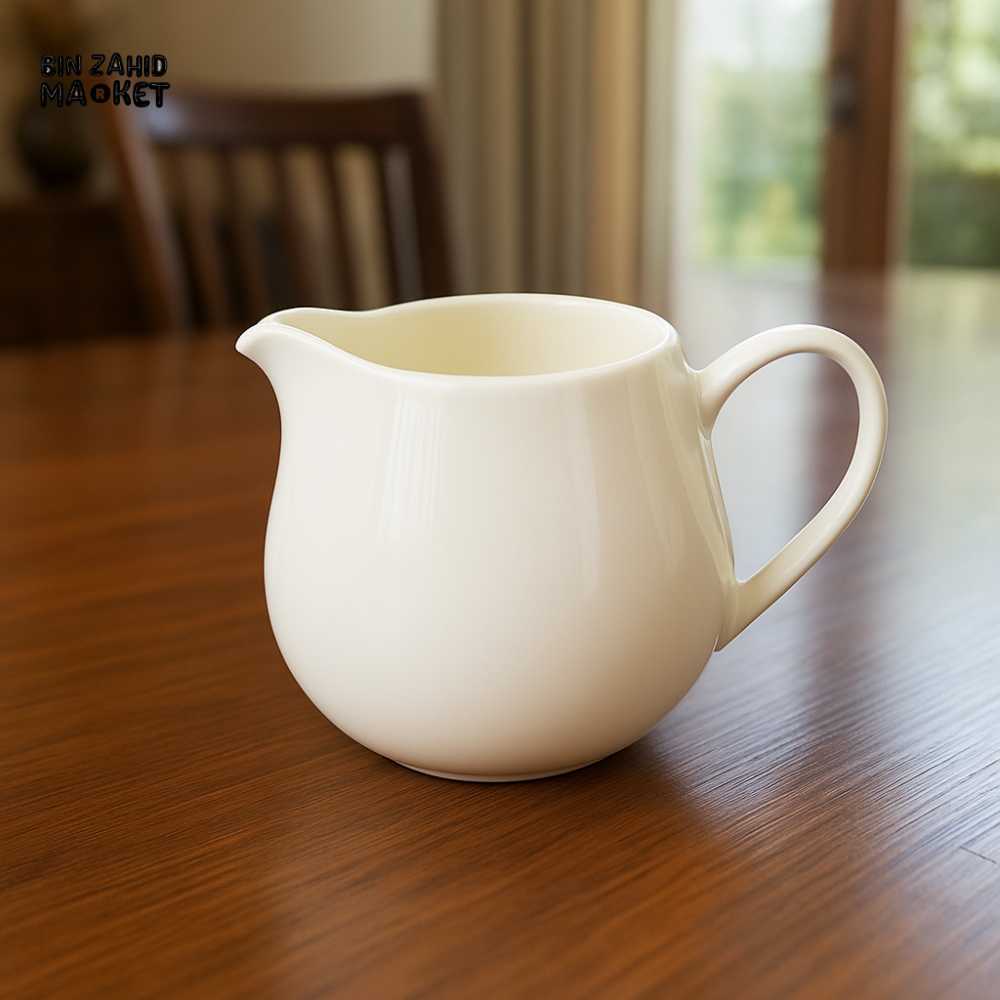 DANNY HOME WHITE CERAMIC CREAMER 330ML BW20 20