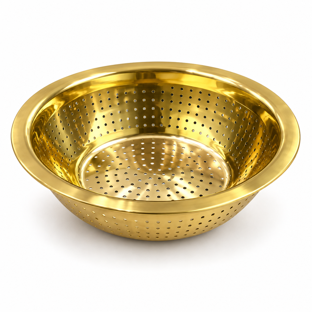 Danny Home Gold Colander Bowl - 22cm