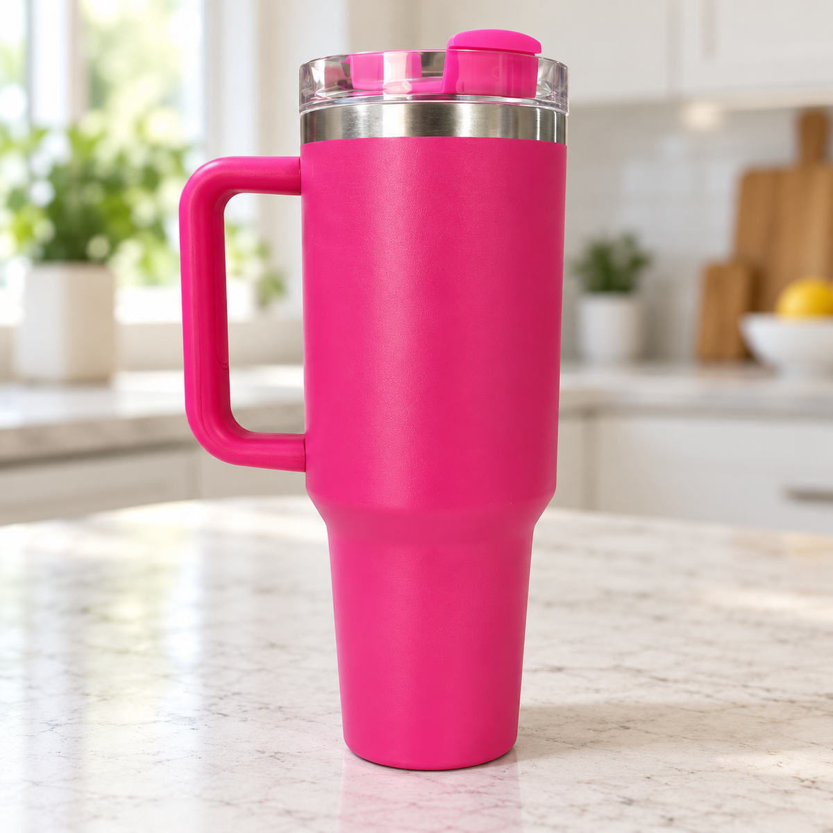 Pink Classic Handle Tumbler
