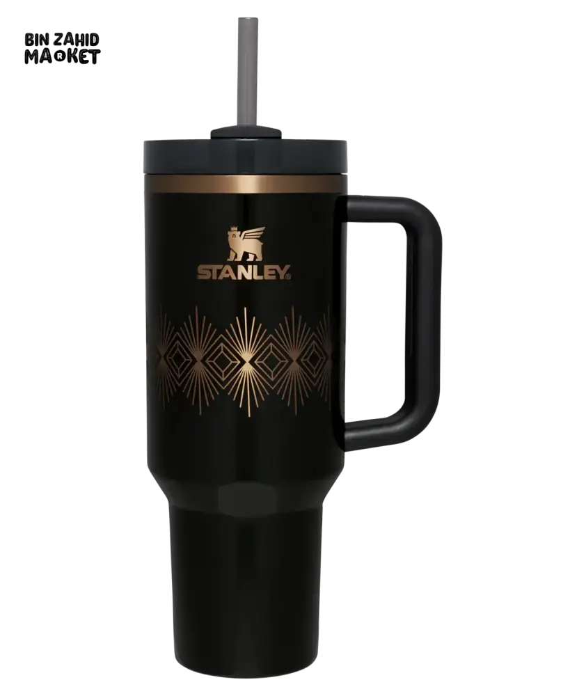 DECO STANLEY QUENCHER H2.0 TUMBLER 40OZ - BLACK GLOSS