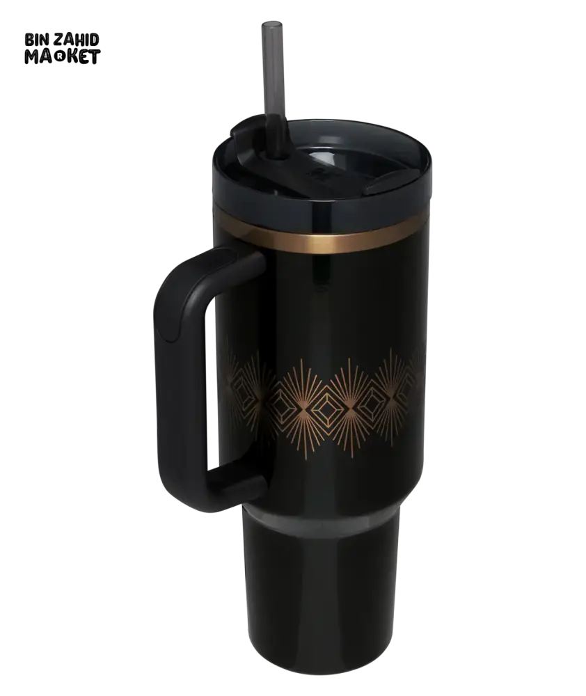 DECO STANLEY QUENCHER H2.0 TUMBLER 40OZ - BLACK GLOSS