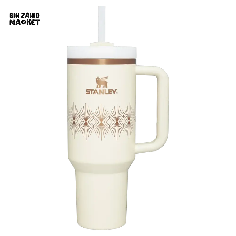 DECO STANLEY QUENCHER H2.0 TUMBLER 40OZ - CREAM GLOSS