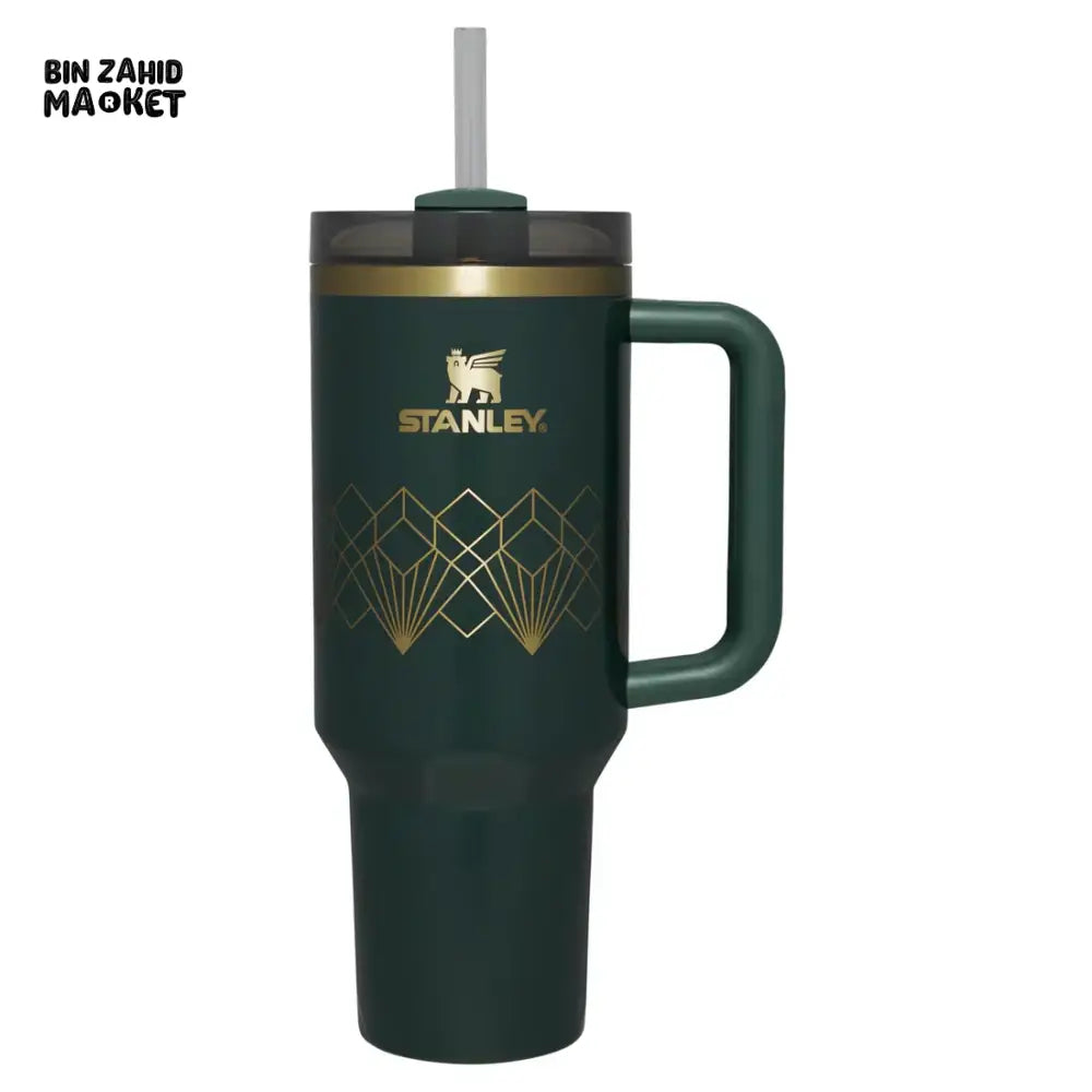 DECO STANLEY QUENCHER H2.0 TUMBLER 40OZ - FOREST GLOSS