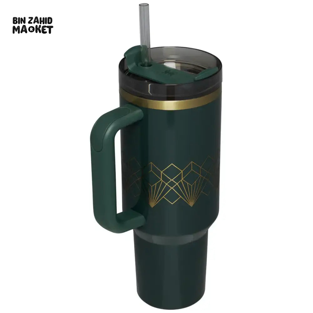 DECO STANLEY QUENCHER H2.0 TUMBLER 40OZ - FOREST GLOSS