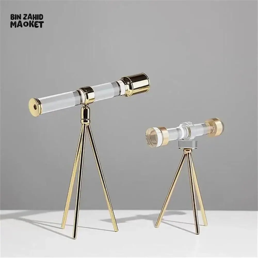DECORATIVE TABLE TELESCOPE CRYSTAL-CLEAR OPTICS & MODERN DESIGN - LARGE