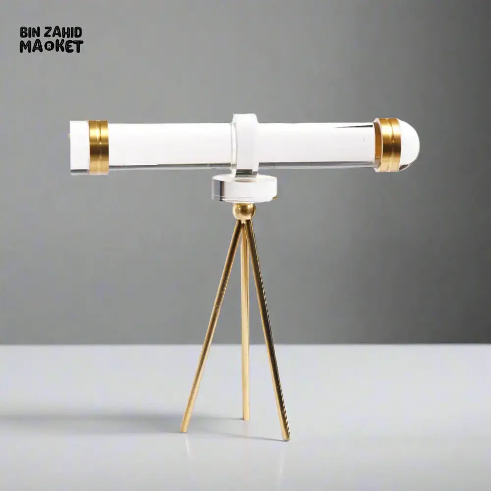 DECORATIVE TABLE TELESCOPE CRYSTAL-CLEAR OPTICS & MODERN DESIGN - LARGE