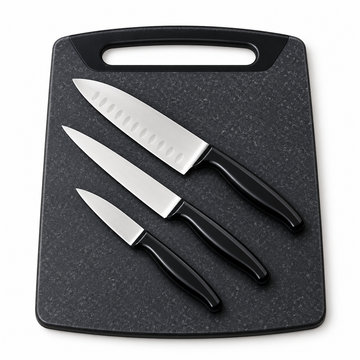 Danny Home Kitchen Knife And Cutting Board Set - 3 Pieces